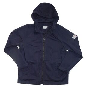 Tyndale FR Flame Resistant Hooded Work Jacket Navy Blue Mens Large CAT 2 USA